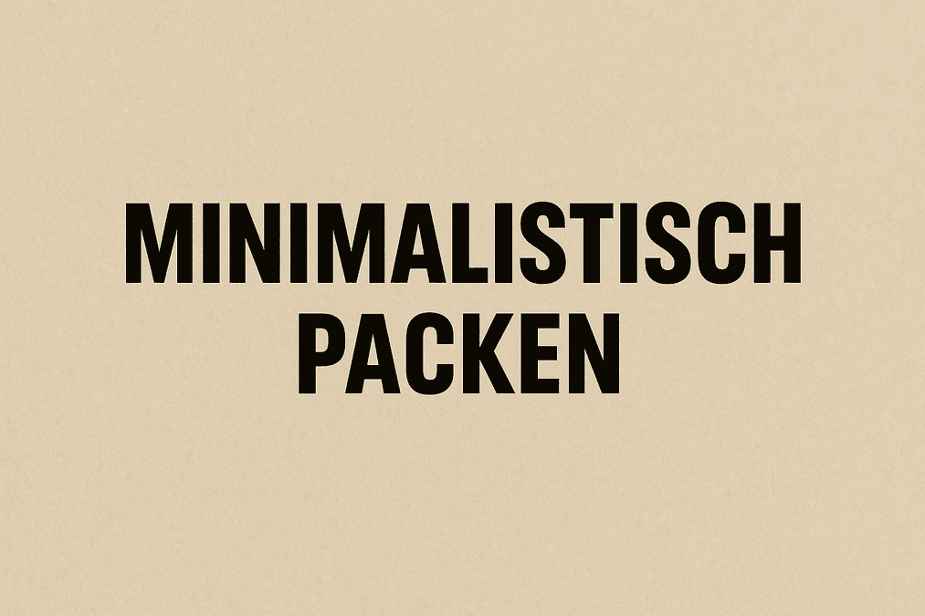 Minimalistisch Packen: Die ultimative Packliste für nachhaltiges Reisen
