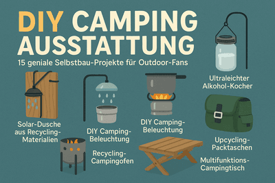 DIY Camping Ausrüstung: 15 geniale Selbstbau-Projekte für Outdoor-Fans