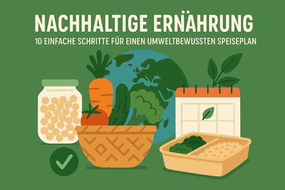 Nachhaltige Ernährung: 10 einfache Schritte für einen umweltbewussten Speiseplan